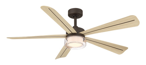 Nellora 52'' 5CCT LED Smart Ceiling Fan (39|F772L-DB/WTO)