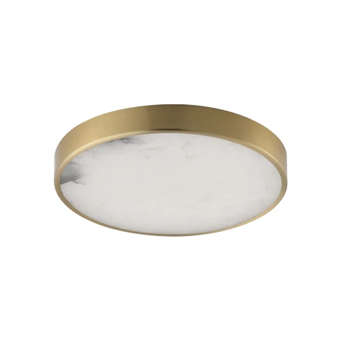 Slab 9'' LED Alabaster Flush Mount (19|18214WANAB)