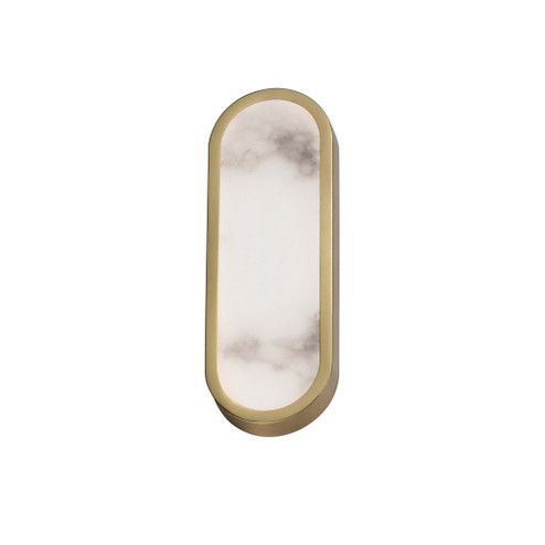 Plinth 15'' LED Alabaster Wall Sconce (19|18231WANAB)