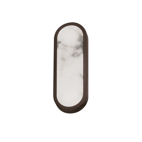 Plinth 15'' LED Alabaster Wall Sconce (19|18231WADBZ)