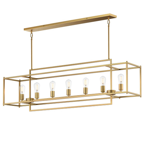 Gridline 7-Light Linear Pendant (19|10417NAB)