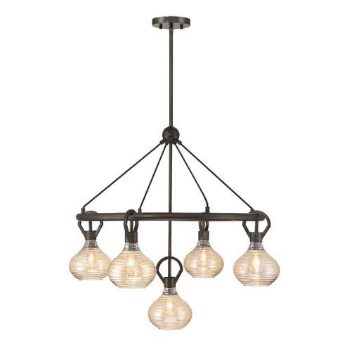 Sheriden 5-Light Chandelier in Mediterranean Bronze (128|1-2276-5-15)