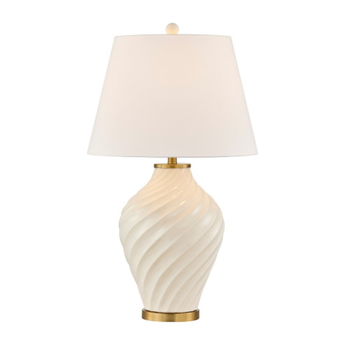 Viola 1-Light Table Lamp in White (128|11-CD34-WH)