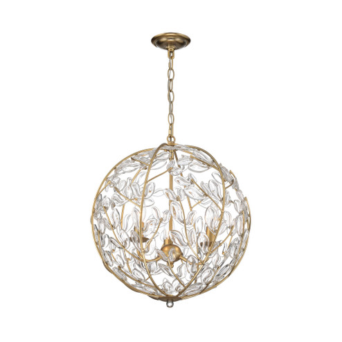 Bridget 16.5'' Soft Gold Chandelier (205|BGT-334-SG-CL)