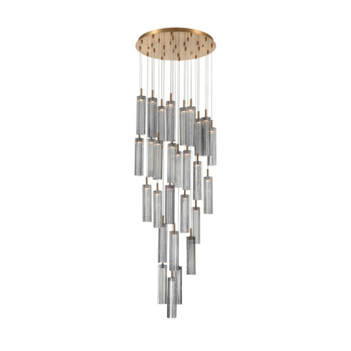 Addis 26'' Integrated LED Multi-Light Aged Brass Pendant (205|ADD-415-AG-SM)
