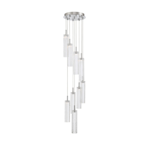 Addis 12'' Integrated LED Multi-Light Polished Chrome Pendant (205|ADD-405-CH-CL)