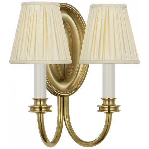 Astoria 12'' Double Sconce (279|MF 2331SB-SP)