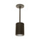 Tube Architectural 6'' LED Pendant (1357|DS-PD0622-N40-BZ)