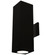 CUBE ARCH 6IN EXT WALL 22W 2700 90 NF (1357|DC-WE0622-N927S-BK)