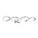 INTERLACE 38IN VANITY/SCONCE 3000K (1357|WS-47838-CH)