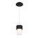 Banded Mini Pendant Light (1357|PD-68909-BK)