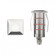 1IN LED INGROUND SQUARE 2700K (1357|1051-27SS)