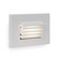 STEP LIGHT 277V HORIZ RECT ALUM (1357|WL-LED120F-AM-WT)