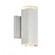 BLOCK 2LGT OUTDOOR SCONCE 3000K (1357|WS-W61808-AL)
