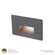 LANDSCAPE STEP 12V HORIZ RECT-BRASS (1357|4011-30BBR)
