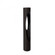SCOOP LED BOLLARD 120V 30IN BK AL 2700K (1357|6612-27BK)