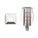 1IN LED INGROUND SQUARE 3000K (1357|1051-30SS)