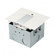 Symmetrical Recessed Channel Power Feed (1357|LED-T-RBOX1-WT)