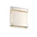 MYTHICAL 12IN SQUARE SCONCE 3000K (1357|WS-12712-PN)
