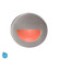 LED STEP LGT 120V CIRCULAR SCOOP RD (1357|WL-LED300-RD-BZ)