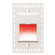 LED STEP LGT 120V VERT SCOOP TL RED (1357|WL-LED200TR-RD-WT)