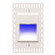 LED STEP LGT 120V VERT SCOOP TL BLUE (1357|WL-LED200TR-BL-WT)
