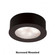LED ROUND BUTTON LIGHTS 2700K (1357|HR-LED87-27-BK)