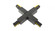 RECESSED X CONNECTER (1357|WXC-RT-BK)