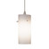 Dax 1 Light Pendant with Canopy (1357|PLD-F4-454WT/BN)