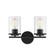 Marshall 2-Light Bathroom Vanity Light in 
Matte Black (128|8-8020-2-BK)