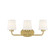 Capra 3-Light Bathroom Vanity Light in Warm Brass (128|8-4090-3-322)