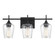 Octave 3-Light Bathroom Vanity Light in Black (128|8-4030-3-BK)