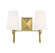Cameron 2-Light Bathroom Vanity Light in Warm Brass (128|8-2542-2-322)