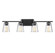 Calhoun 4-Light Bathroom Vanity Light in Black (128|8-1020-4-BK)