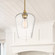 Octave 1-Light Pendant in Warm Brass (128|7-4036-1-322)