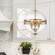 Stirling 3-Light Pendant in Warm Brass (128|7-200-3-322)