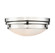 Lucerne 2-Light Ceiling Light in Polished Nickel (128|6-3350-14-109)