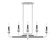 Davidson 5-Light Linear Chandelier in Black & Chrome (128|1-9851-5-67)