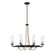 Kearney 8-Light Chandelier in Vintage Black with Warm Brass (128|1-8070-8-51)