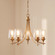 Octave 5-Light Chandelier in Warm Brass (128|1-4032-5-322)