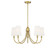 Cameron 5-Light Chandelier in Warm Brass (128|1-2540-5-322)