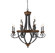 Wickham 12-Light Chandelier in Whiskey Wood (128|1-2052-12-68)