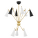 Moxie Chandelier (6939|H441809-AGB/BKWH)