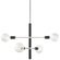 Astrid Chandelier (6939|H178804-PN/BK)