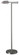 1 Lt Swing Arm Floor Lamp (77|P4354-603)