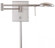 LED Swing Arm Wall Lamp with Brushed Nickel Finish and Metal shade (77|P4338-084)