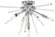 Spiked - 4 Light Flush Mount (77|P1799-077)