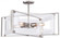 Crystal Clear - 4 Light Semi Flush (77|P1403-613)