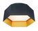 Honeycomb-Flush Mount (19|30330BKGLD)