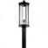Barras 23.25'' 1 Light Outdoor Post Light with Clear Ribbed Glass in Black (2|59025BK)
